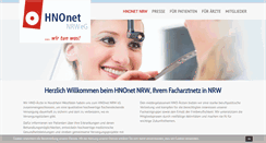 Desktop Screenshot of hnonet-nrw.de
